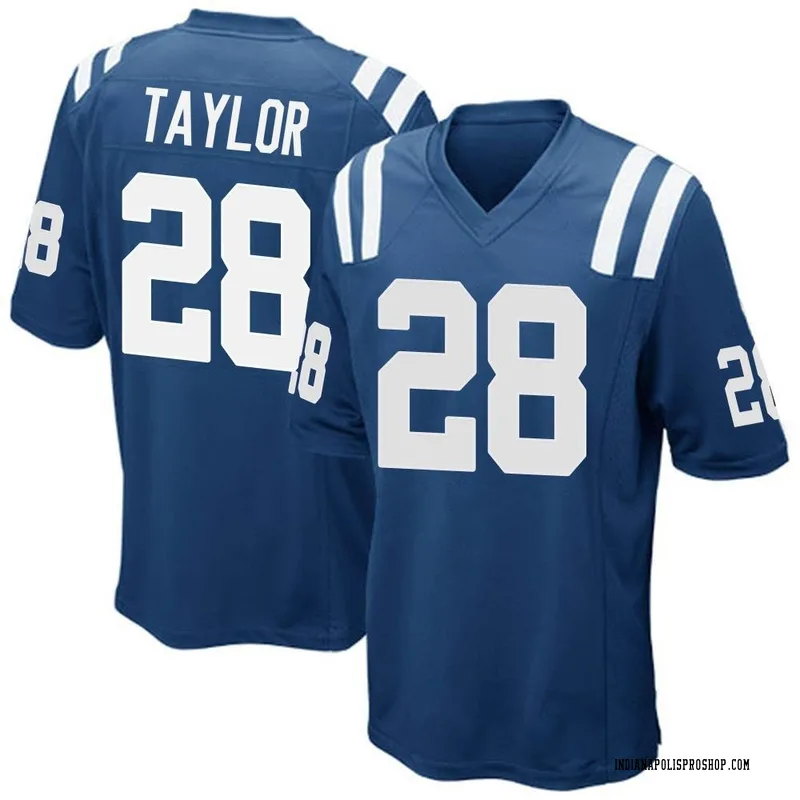 Royal Blue Men\'s Jonathan Taylor Indianapolisî€ î€€Coltsî€ Game Team Color Jerseyî€ Royal Blue Men\'s Jonathan Taylor Indianapolisî€ î€€Coltsî€ Game Team Color Jerseyî€
