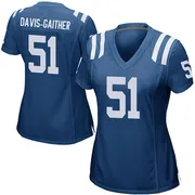 Royal Blue Women's Akeem Davis-Gaither Indianapolis Colts Game Team Color Jersey