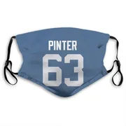 Royal Danny Pinter Indianapolis Colts Washable & Reusable Face Mask With PM2.5 Filter