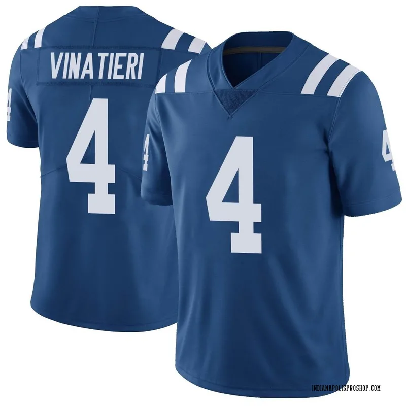 Royal Men's Adam Vinatieri Indianapolis Colts Limited Color Rush Vapor Untouchable Jersey