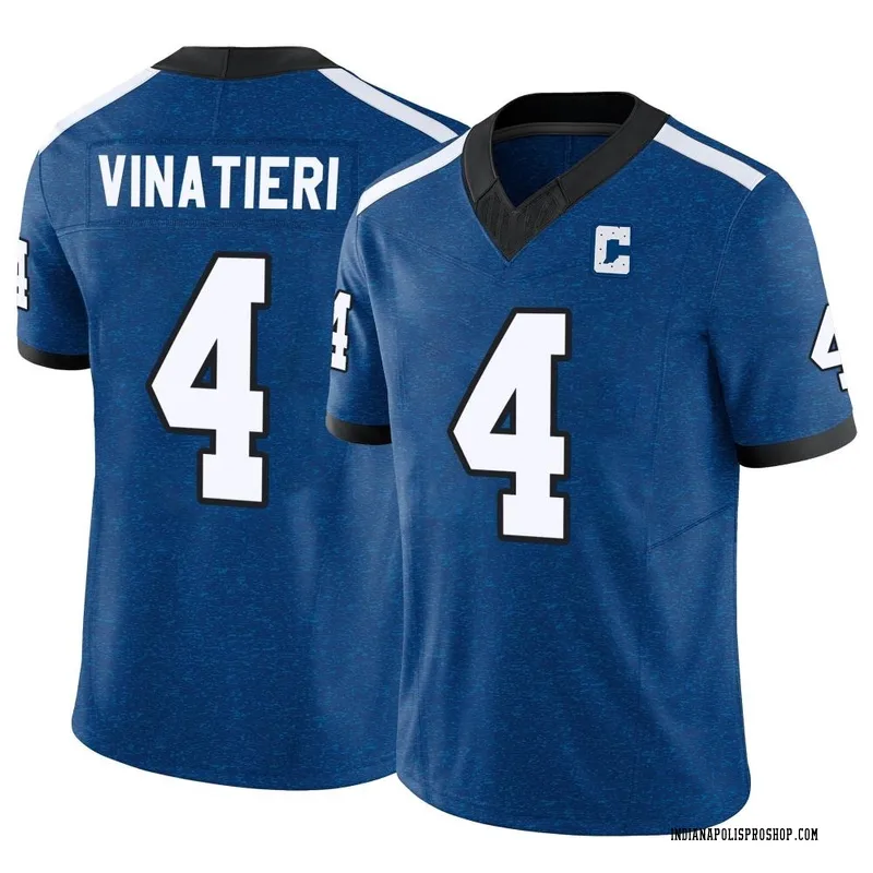 Royal Men's Adam Vinatieri Indianapolis Colts Limited Indiana Nights Alternate Vapor F.U.S.E. Jersey