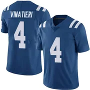 Royal Men's Adam Vinatieri Indianapolis Colts Limited Team Color Vapor Untouchable Jersey