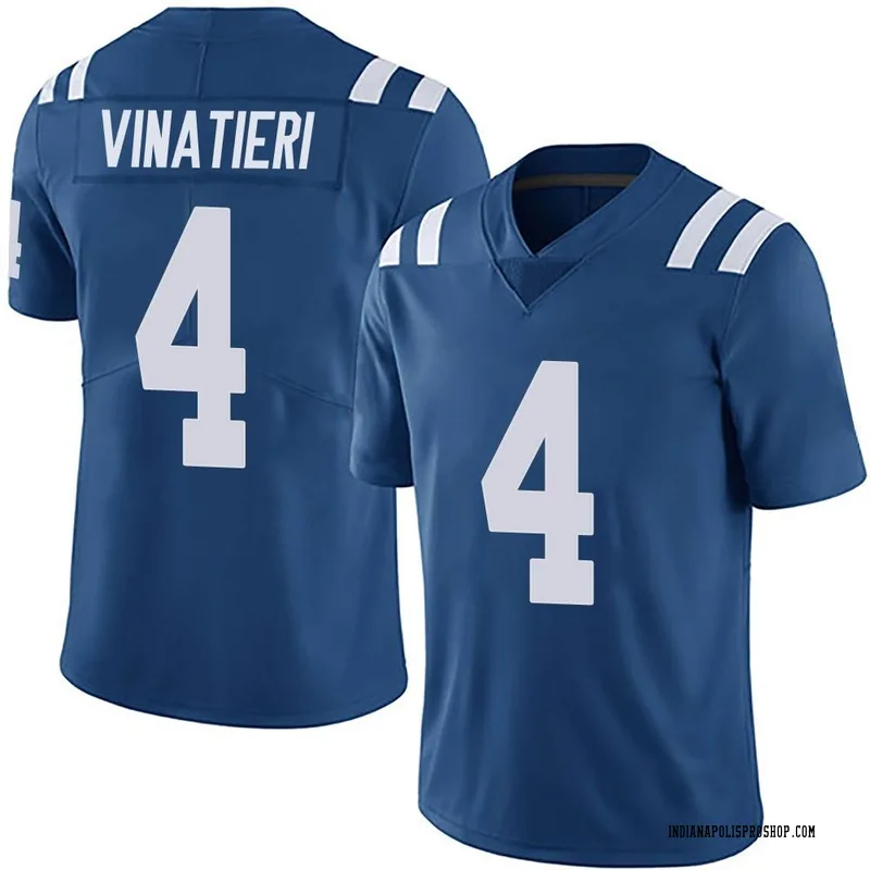 Royal Men's Adam Vinatieri Indianapolis Colts Limited Team Color Vapor Untouchable Jersey