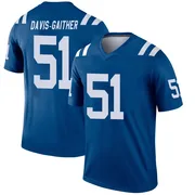 Royal Men's Akeem Davis-Gaither Indianapolis Colts Legend Jersey