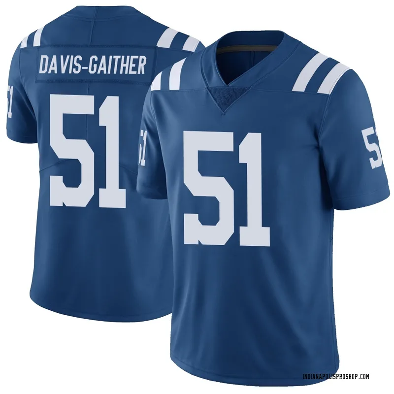 Royal Men's Akeem Davis-Gaither Indianapolis Colts Limited Color Rush Vapor Untouchable Jersey