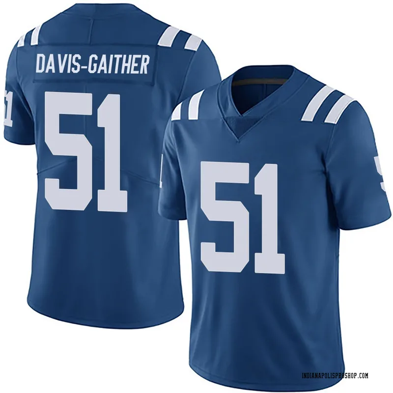 Royal Men's Akeem Davis-Gaither Indianapolis Colts Limited Team Color Vapor Untouchable Jersey