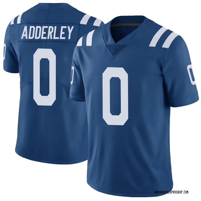 Royal Men's Nasir Adderley Indianapolis Colts Limited Color Rush Vapor Untouchable Jersey
