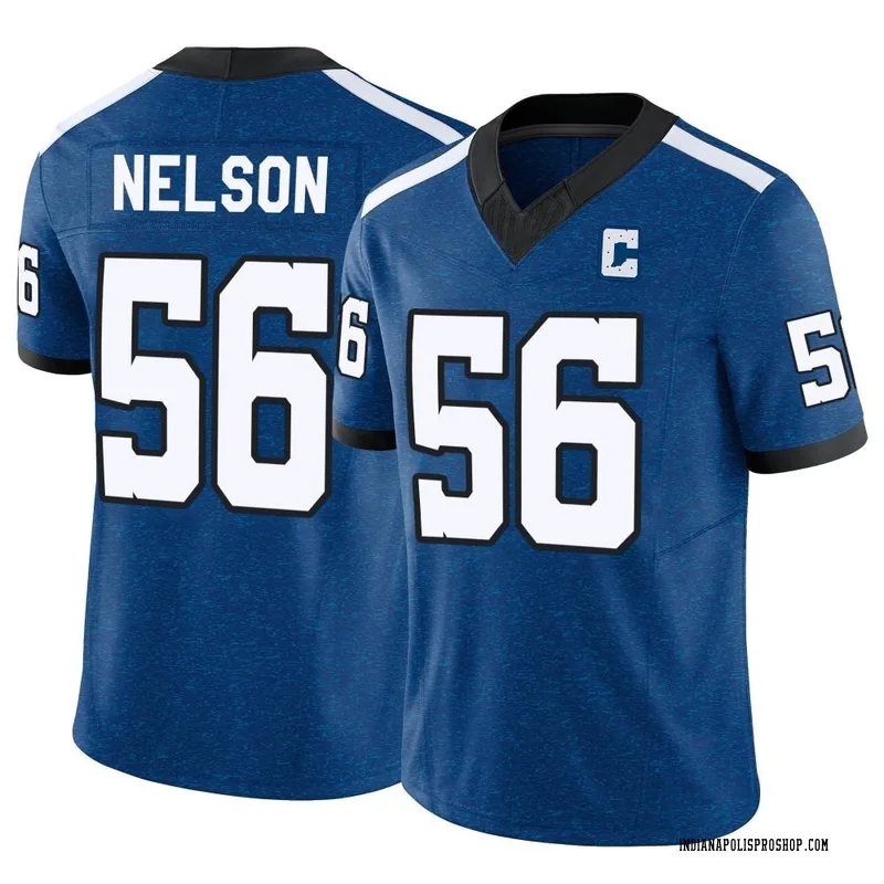 Royal Men's Quenton Nelson Indianapolis Colts Limited Indiana Nights Alternate Vapor F.U.S.E. Jersey