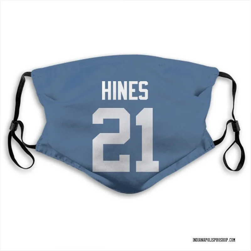 Royal Nyheim Hines Indianapolis Colts Washable & Reusable Face Mask With PM2.5 Filter