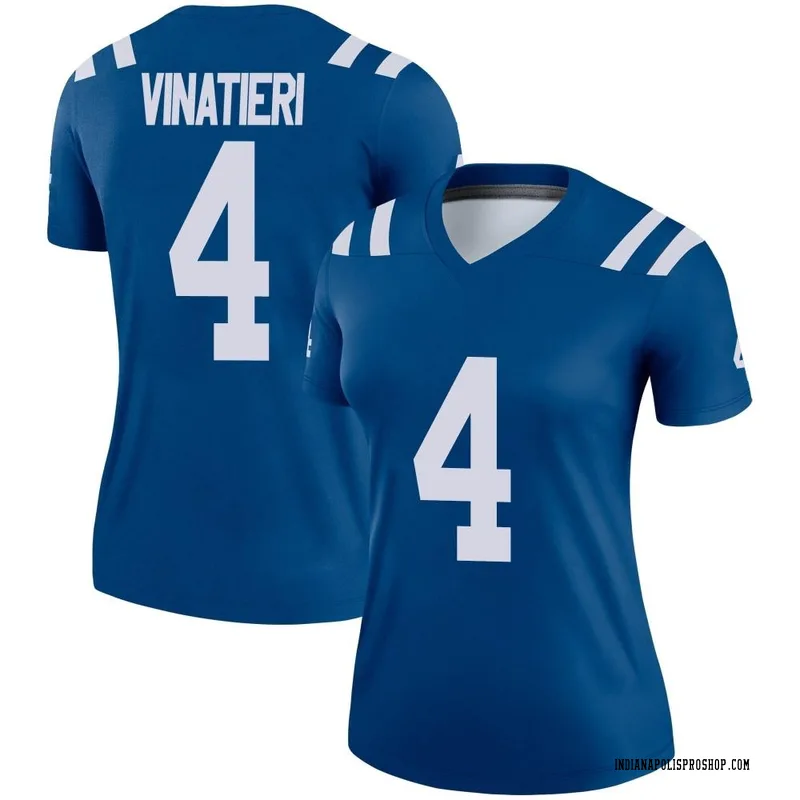 Royal Women's Adam Vinatieri Indianapolis Colts Legend Jersey