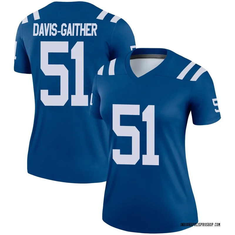 Royal Women's Akeem Davis-Gaither Indianapolis Colts Legend Jersey
