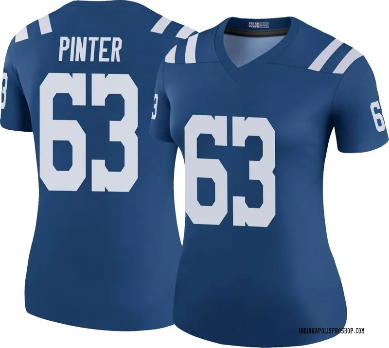 Royal Women's Danny Pinter Indianapolis Colts Legend Color Rush Jersey