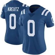 Royal Women's Josh Kreutz Indianapolis Colts Limited Color Rush Vapor Untouchable Jersey