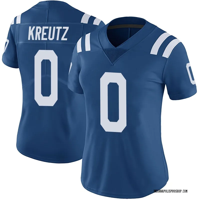 Royal Women's Josh Kreutz Indianapolis Colts Limited Color Rush Vapor Untouchable Jersey