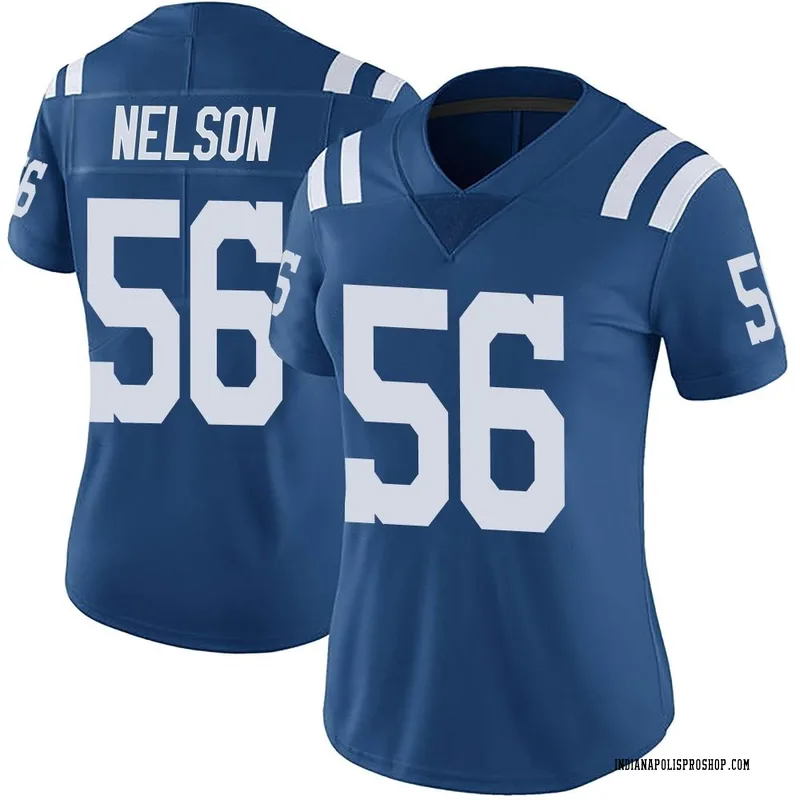 Royal Women's Quenton Nelson Indianapolis Colts Limited Color Rush Vapor Untouchable Jersey