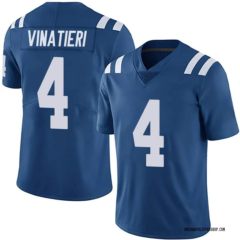 Royal Youth Adam Vinatieri Indianapolis Colts Limited Team Color Vapor Untouchable Jersey