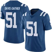Royal Youth Akeem Davis-Gaither Indianapolis Colts Limited Team Color Vapor Untouchable Jersey