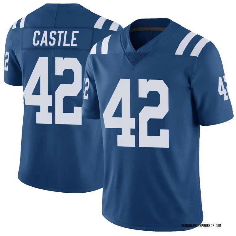 Royal Youth Anderson Castle Indianapolis Colts Limited Color Rush Vapor Untouchable Jersey