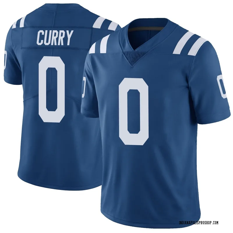 Royal Youth Caden Curry Indianapolis Colts Limited Color Rush Vapor Untouchable Jersey