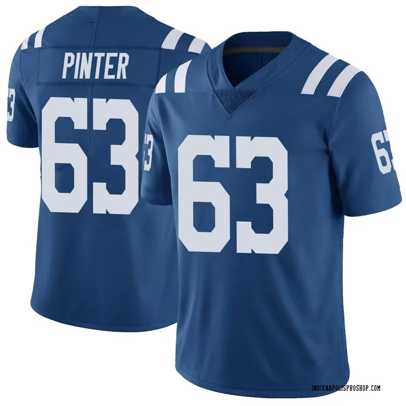 Royal Youth Danny Pinter Indianapolis Colts Limited Color Rush Vapor Untouchable Jersey