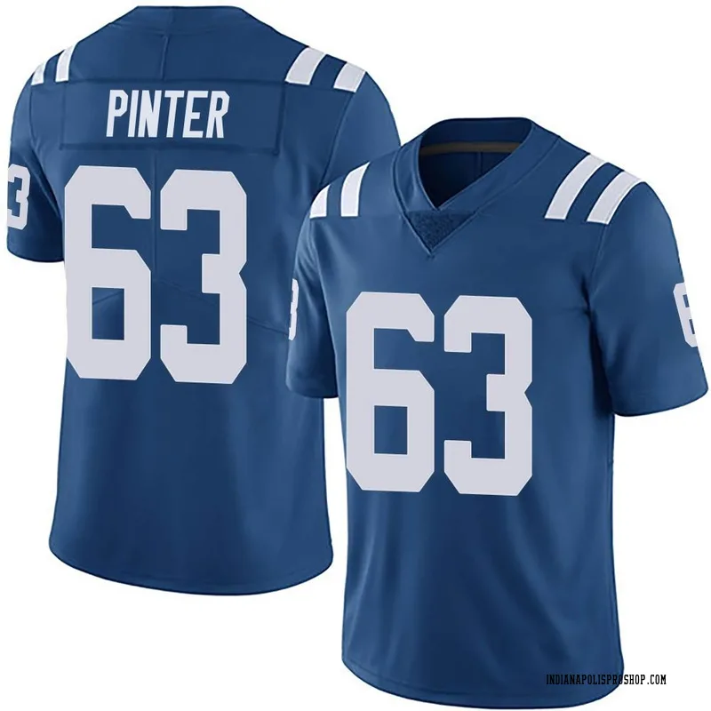 Royal Youth Danny Pinter Indianapolis Colts Limited Team Color Vapor Untouchable Jersey