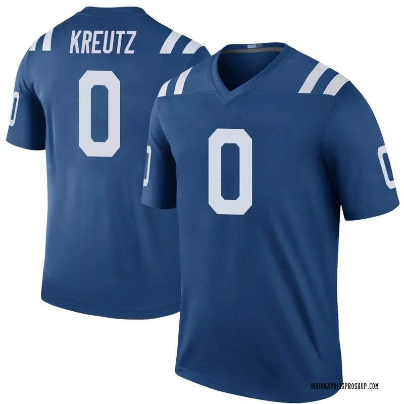 Royal Youth Josh Kreutz Indianapolis Colts Legend Color Rush Jersey