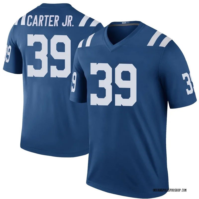Royal Youth Rob Carter Jr. Indianapolis Colts Legend Color Rush Jersey
