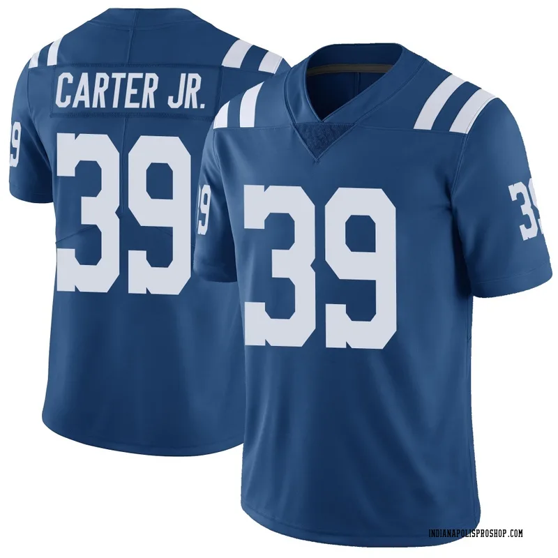 Royal Youth Rob Carter Jr. Indianapolis Colts Limited Color Rush Vapor Untouchable Jersey
