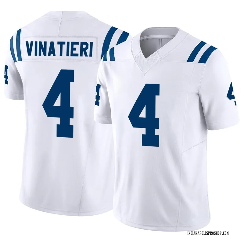 White Men's Adam Vinatieri Indianapolis Colts Limited Vapor F.U.S.E. Jersey