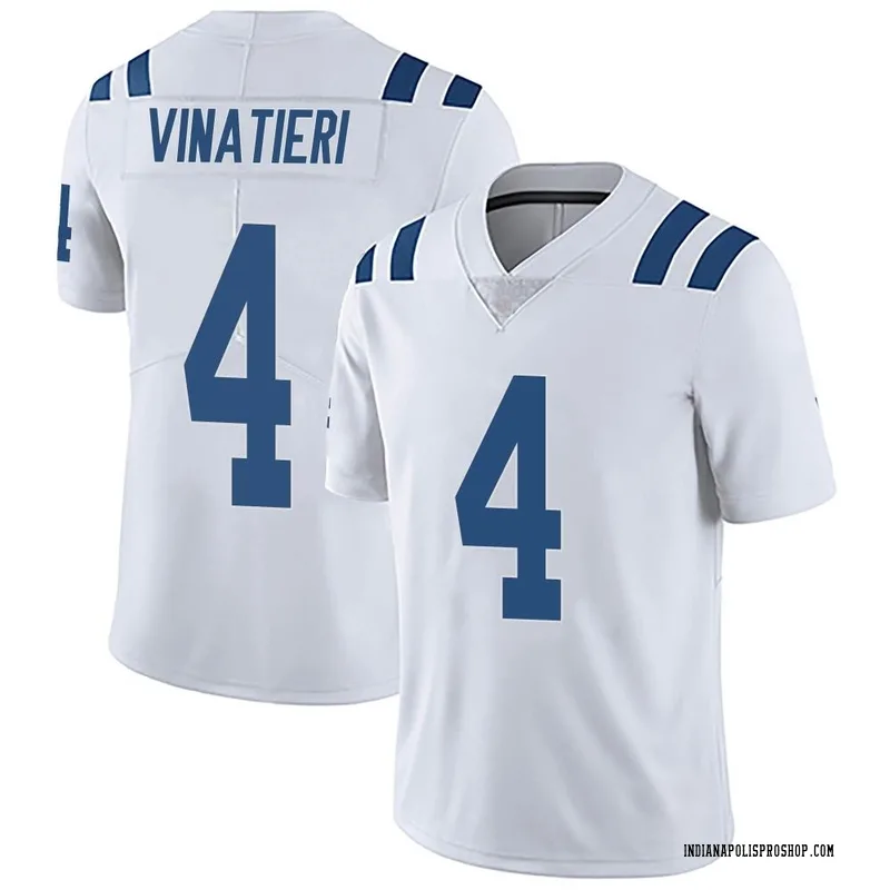 White Men's Adam Vinatieri Indianapolis Colts Limited Vapor Untouchable Jersey