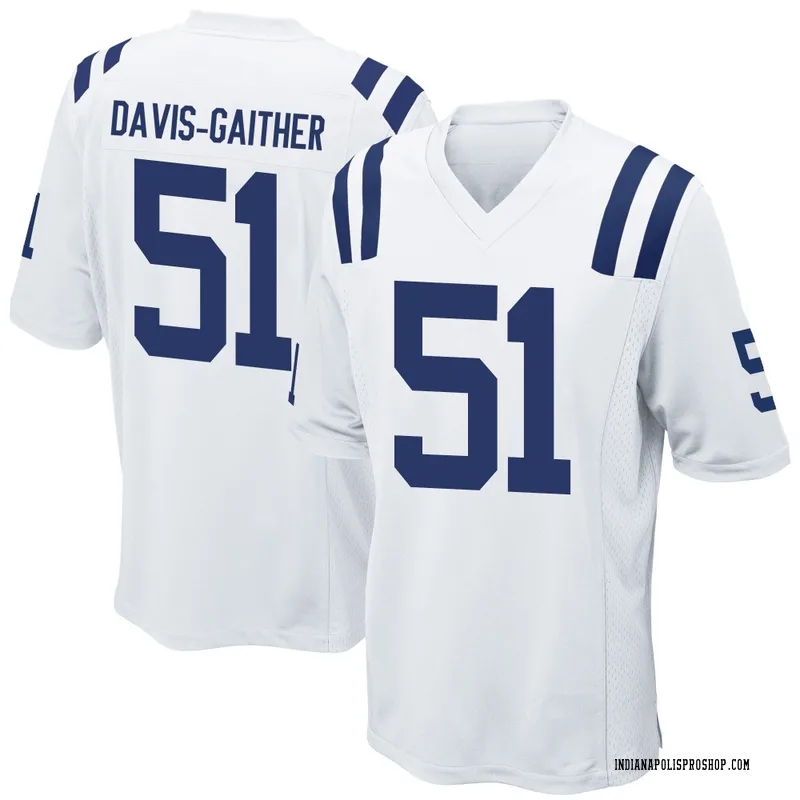 White Men's Akeem Davis-Gaither Indianapolis Colts Game Jersey