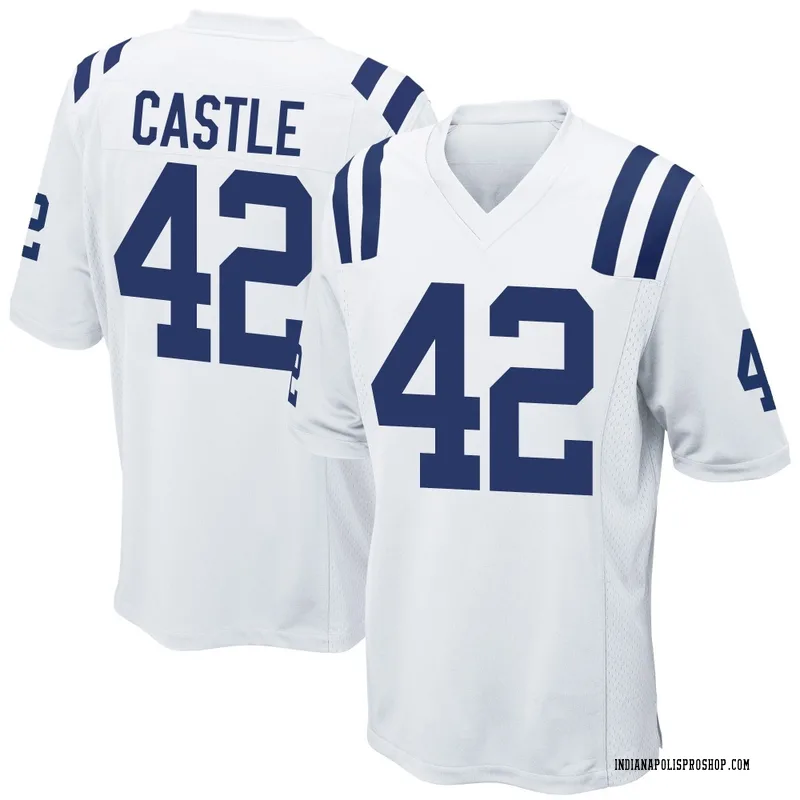 White Men's Anderson Castle Indianapolis Colts Game Jersey