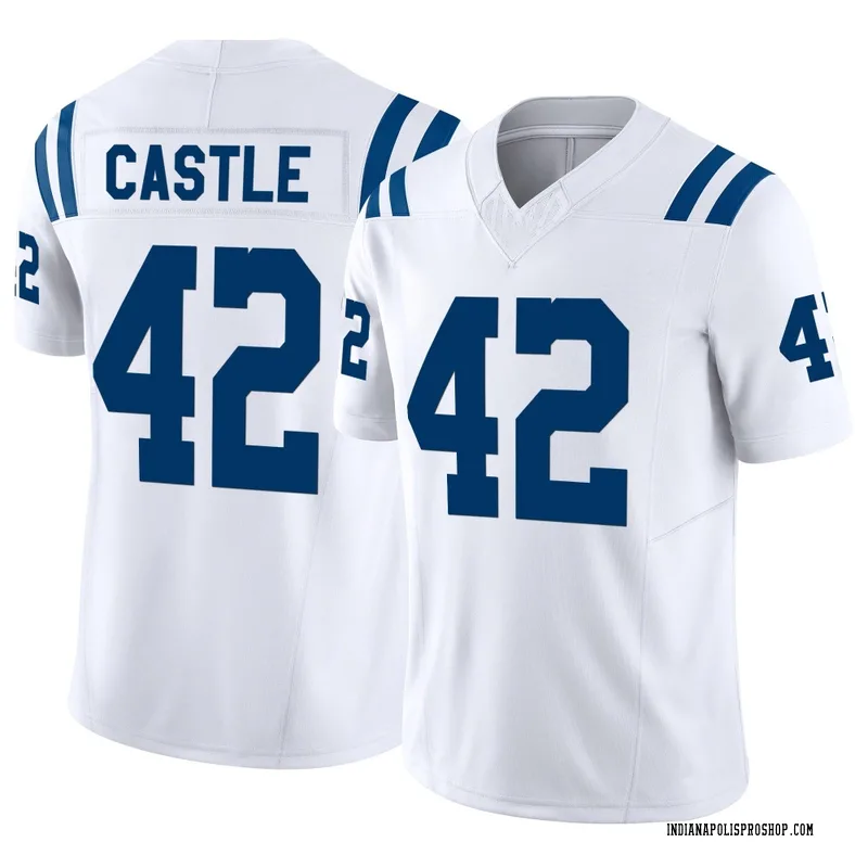 White Men's Anderson Castle Indianapolis Colts Limited Vapor F.U.S.E. Jersey