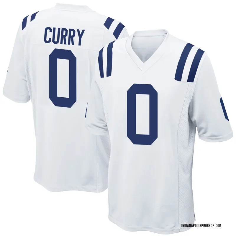 White Men's Caden Curry Indianapolis Colts Game Jersey