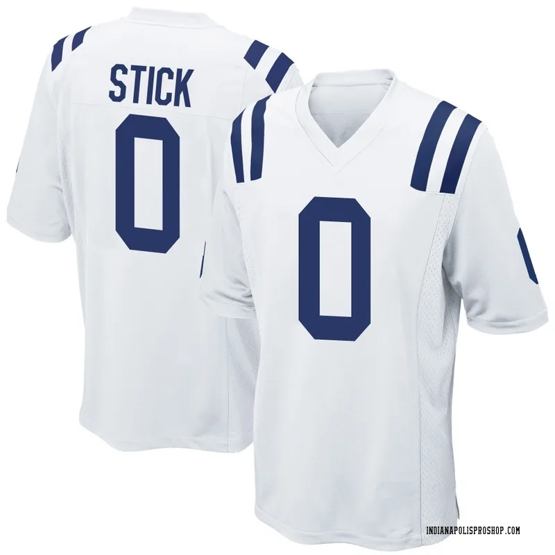 White Men's Easton Stick Indianapolis Colts Game Jersey