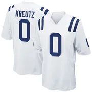 White Men's Josh Kreutz Indianapolis Colts Game Jersey