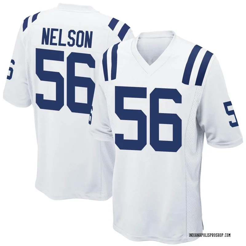 White Men's Quenton Nelson Indianapolis Colts Game Jersey