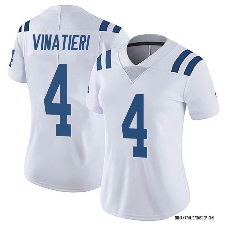 White Women's Adam Vinatieri Indianapolis Colts Limited Vapor Untouchable Jersey