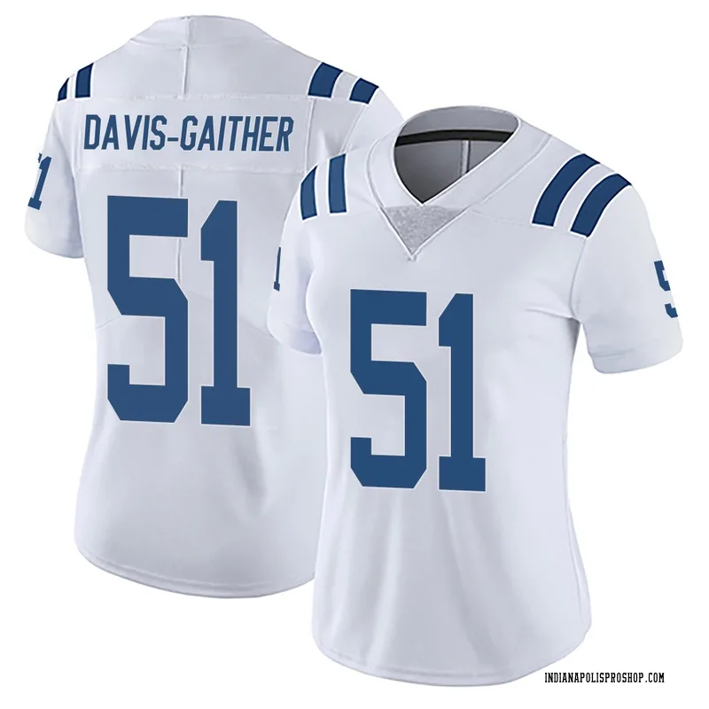 White Women's Akeem Davis-Gaither Indianapolis Colts Limited Vapor Untouchable Jersey