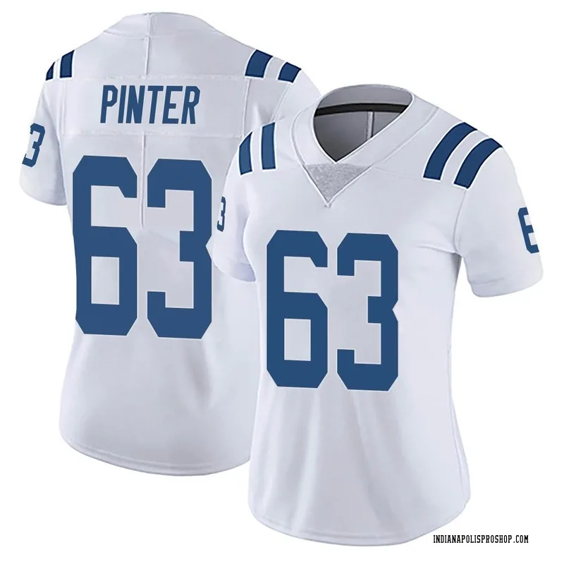 White Women's Danny Pinter Indianapolis Colts Limited Vapor Untouchable Jersey