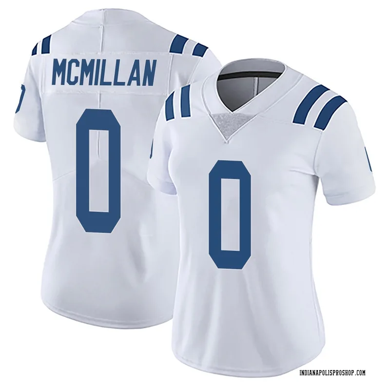 White Women's Jai'Onte' McMillan Indianapolis Colts Limited Vapor Untouchable Jersey
