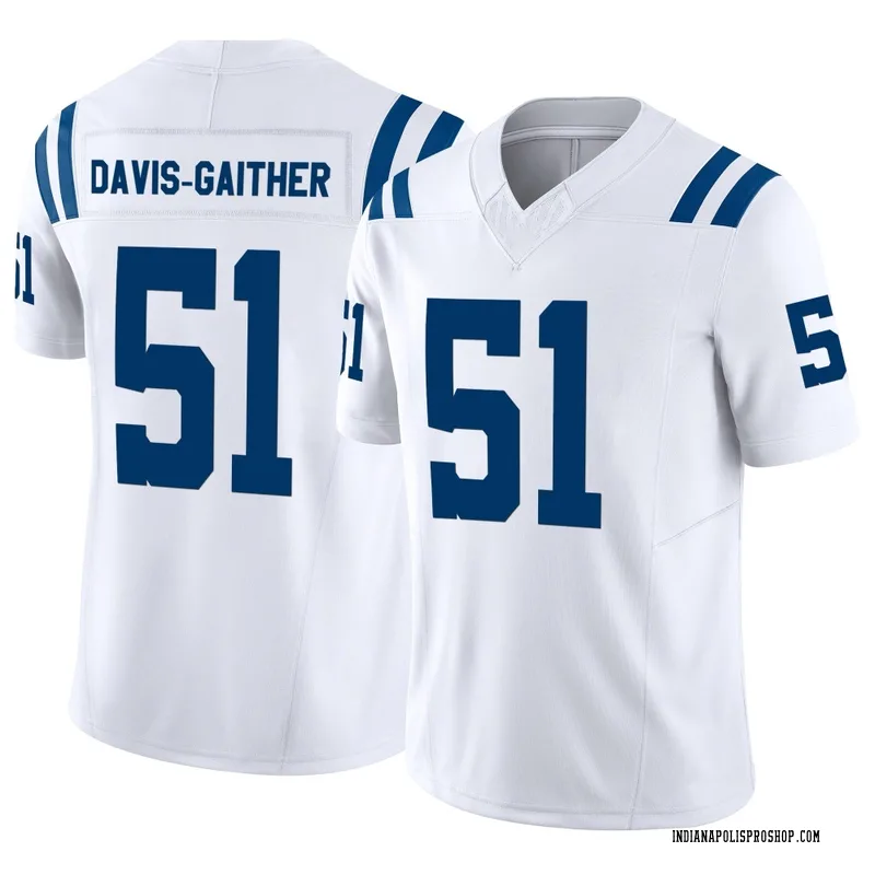 White Youth Akeem Davis-Gaither Indianapolis Colts Limited Vapor F.U.S.E. Jersey