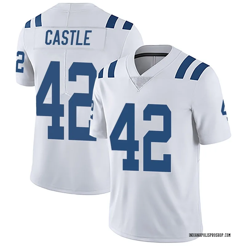 White Youth Anderson Castle Indianapolis Colts Limited Vapor Untouchable Jersey