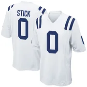 White Youth Easton Stick Indianapolis Colts Game Jersey