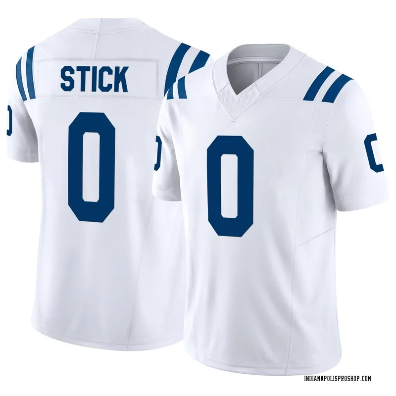 White Youth Easton Stick Indianapolis Colts Limited Vapor F.U.S.E. Jersey