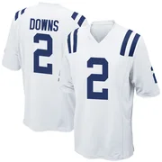 White Youth Josh Downs Indianapolis Colts Game Jersey