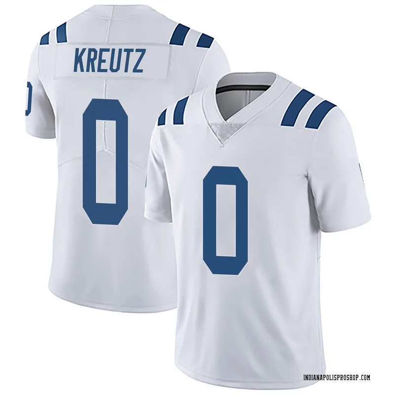 White Youth Josh Kreutz Indianapolis Colts Limited Vapor Untouchable Jersey