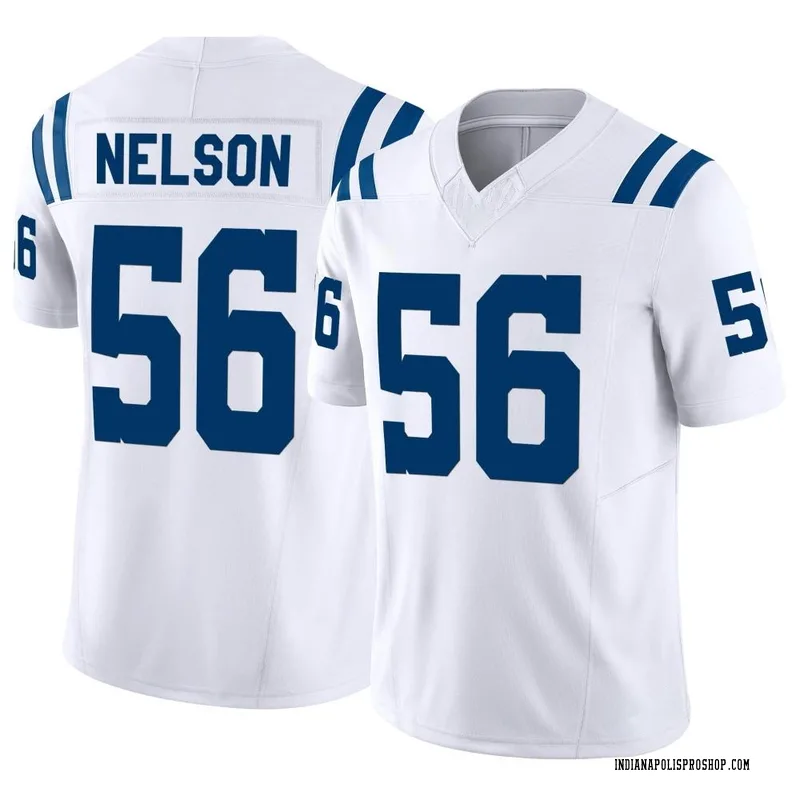 White Youth Quenton Nelson Indianapolis Colts Limited Vapor F.U.S.E. Jersey